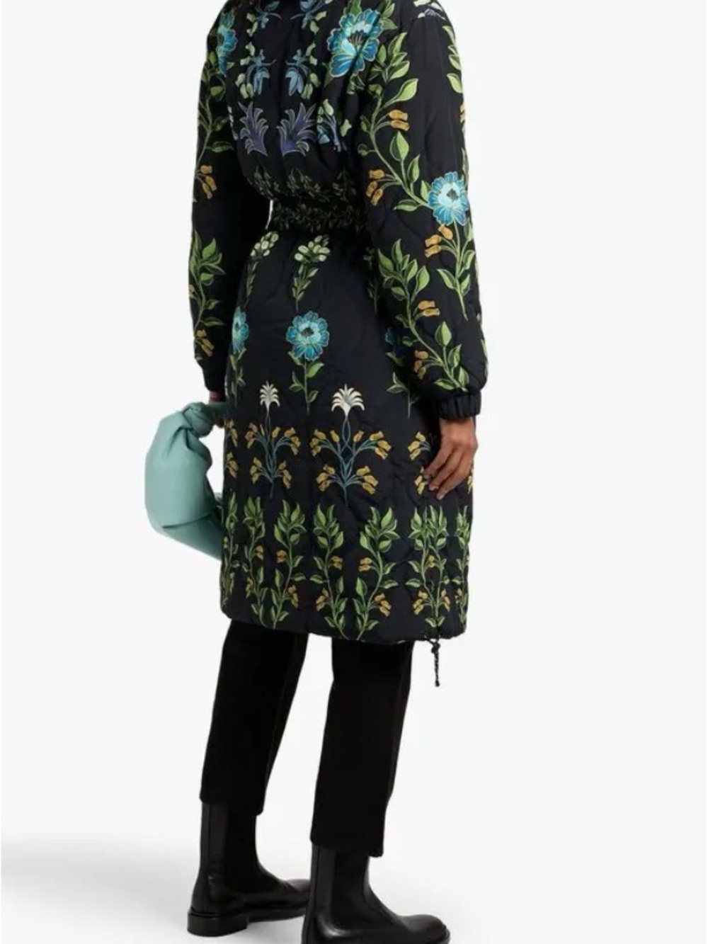 ⭐️NWT Farm Rio Black Winter Garden Reversible Puffer Coat⭐️ - Picture 3 of 14